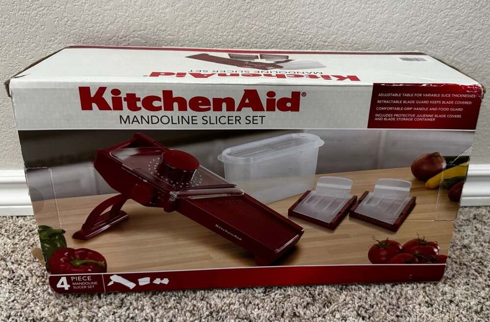 KitchenAid Mandoline Slicer Set Red Empire
